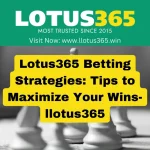 Lotus365 Betting Strategies: Tips to Maximize Your Wins- llotus365