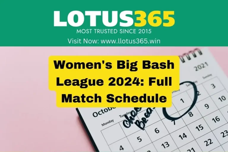 Women's Big Bash League 2024: Full Match Schedule