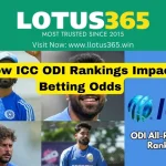 How ICC ODI Rankings Impact Betting Odds