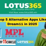 Top 5 Alternative Apps Like Dream11 in 2025