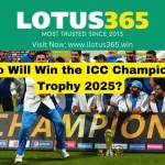 Who Will Win the ICC Champions Trophy 2025?